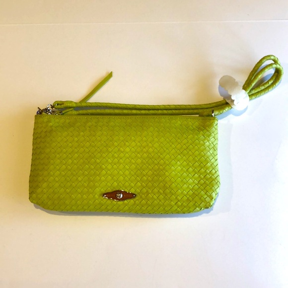 NWOT - Elliot Lucca "3-Way Demi"  Woven Leather Bag - Excellent Condition -New - Picture 4 of 13